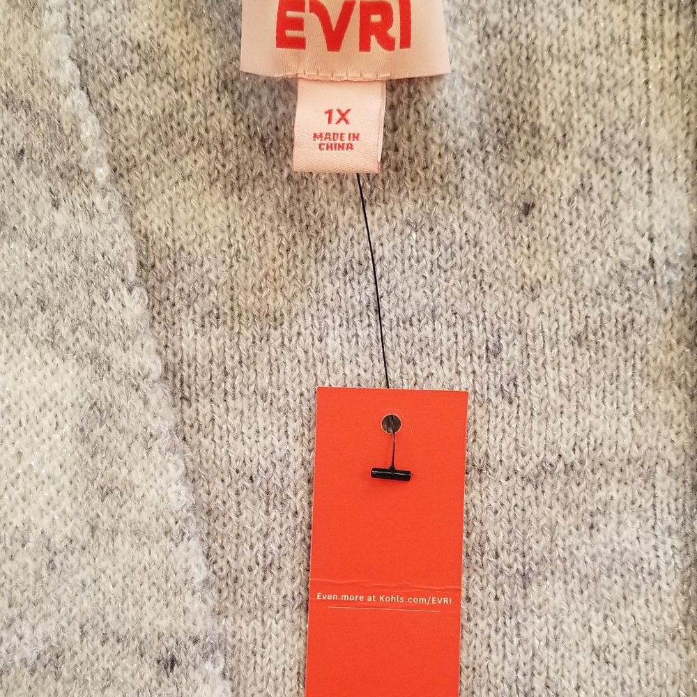 Plus Size EVRI™ Open Front Long Coatigan - Picture 7 of 8